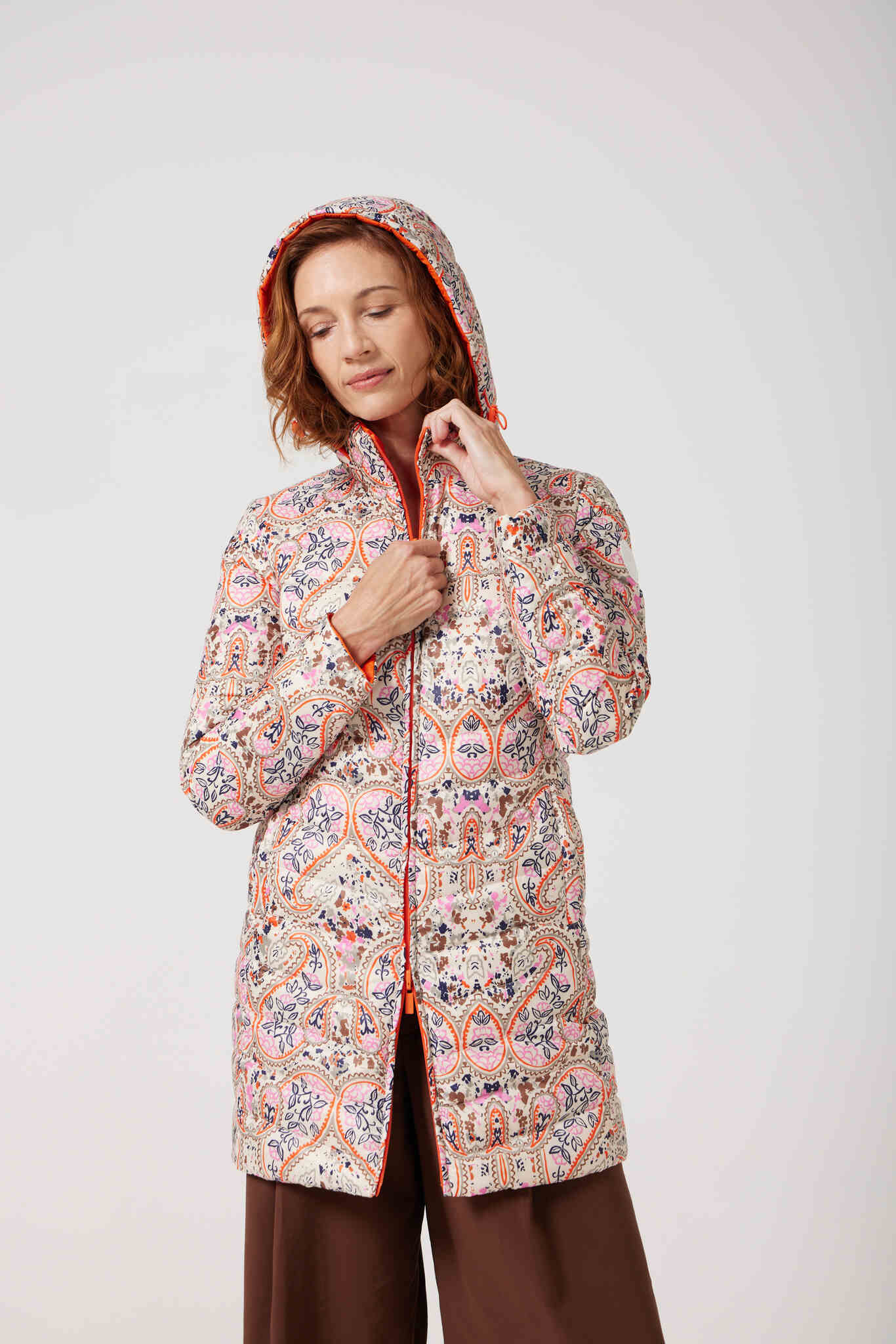 Paisley x Tiger Classic Parka™ paisley print hooded parka, warm insulated jacket perfect for layering in Australia’s cooler winter weather