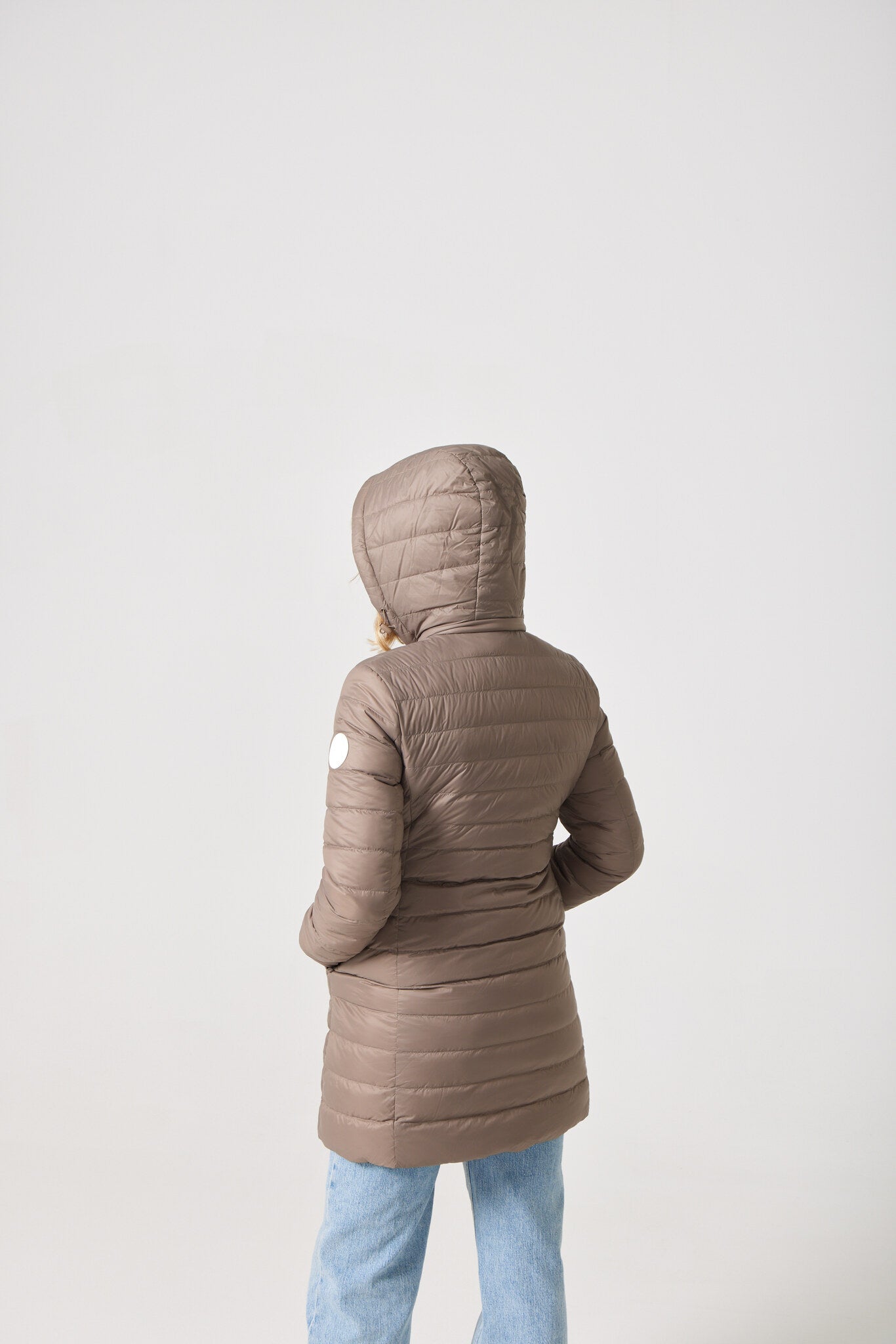 Toffee x Navy Classic Parka™ reversible hooded parka in navy blue and toffee, warm insulated jacket perfect for layering in Australia’s cooler winter weather