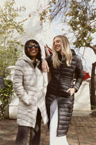 Women’s midnight black insulated ultra parka with hood, long warm winter parka perfect for layering in Australia’s cooler weather — Midnight Ultra Parka™