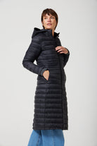 Women’s midnight black insulated ultra parka with hood, long warm winter parka perfect for layering in Australia’s cooler weather — Midnight Ultra Parka™