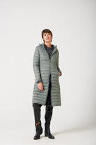 Women’s sage green insulated ultra parka with hood, long warm winter parka perfect for layering in Australia’s cooler weather — Sage Ultra Parka™