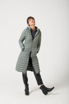 Women’s sage green insulated ultra parka with hood, long warm winter parka perfect for layering in Australia’s cooler weather — Sage Ultra Parka™