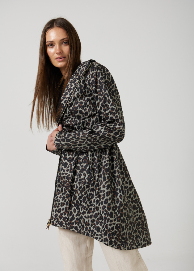 Leopard Raincoat | Duck Apparel