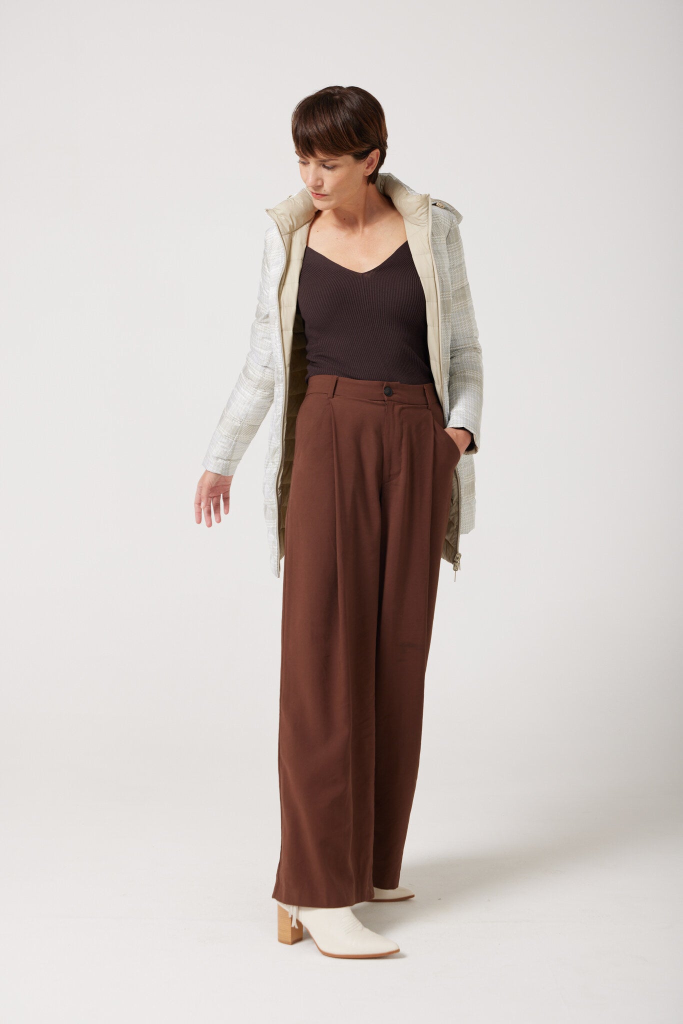 Tartan x Mist Classic Parka™ tartan check hooded reversible parka, warm insulated jacket perfect for layering in Australia’s cooler winter weather