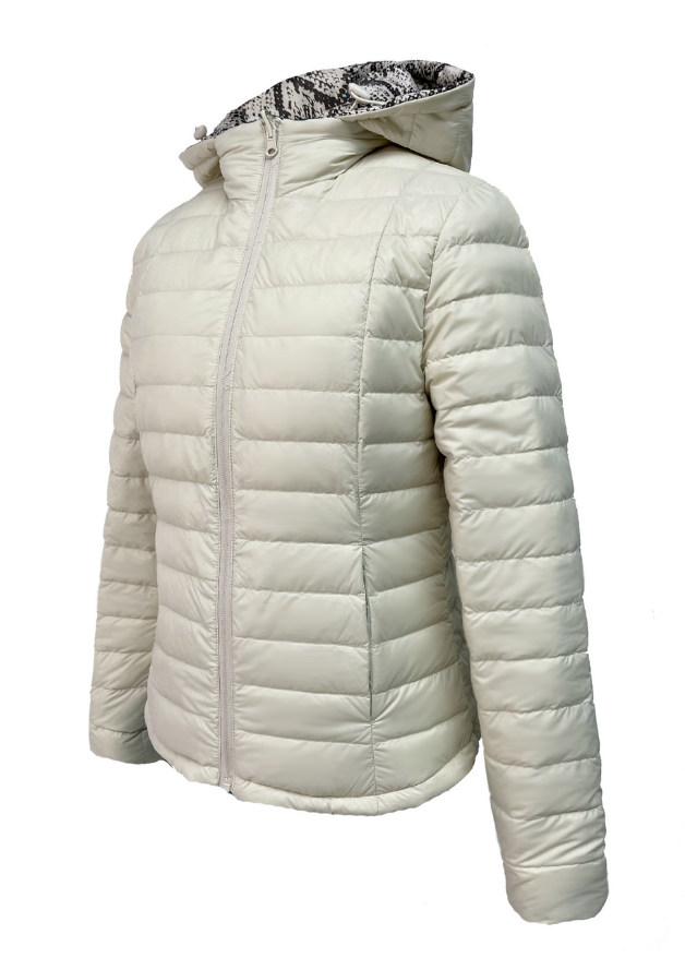 pearl duck down puffer jacket