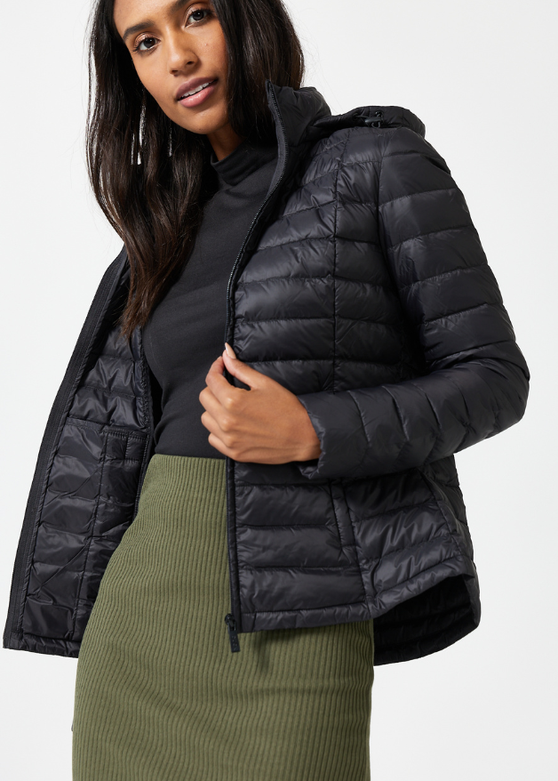 Black duck down jacket hot sale