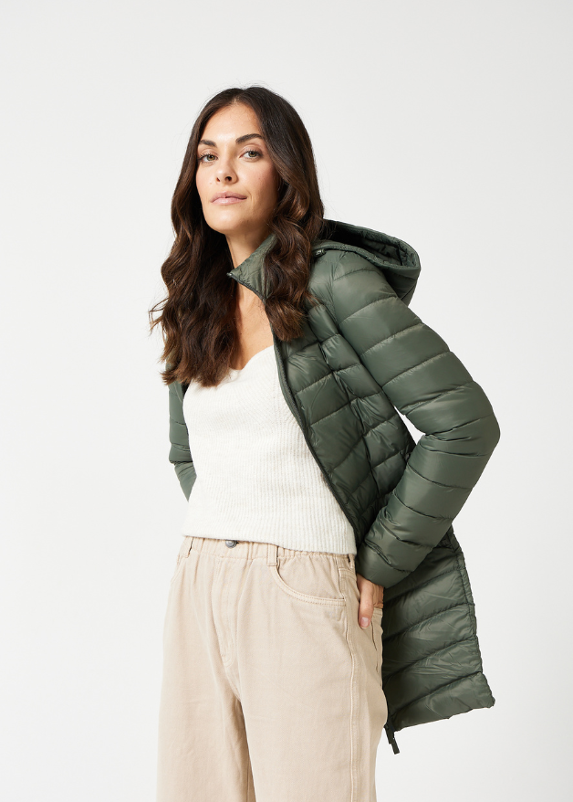Sage Duck Down Puffer Coat Duck Apparel